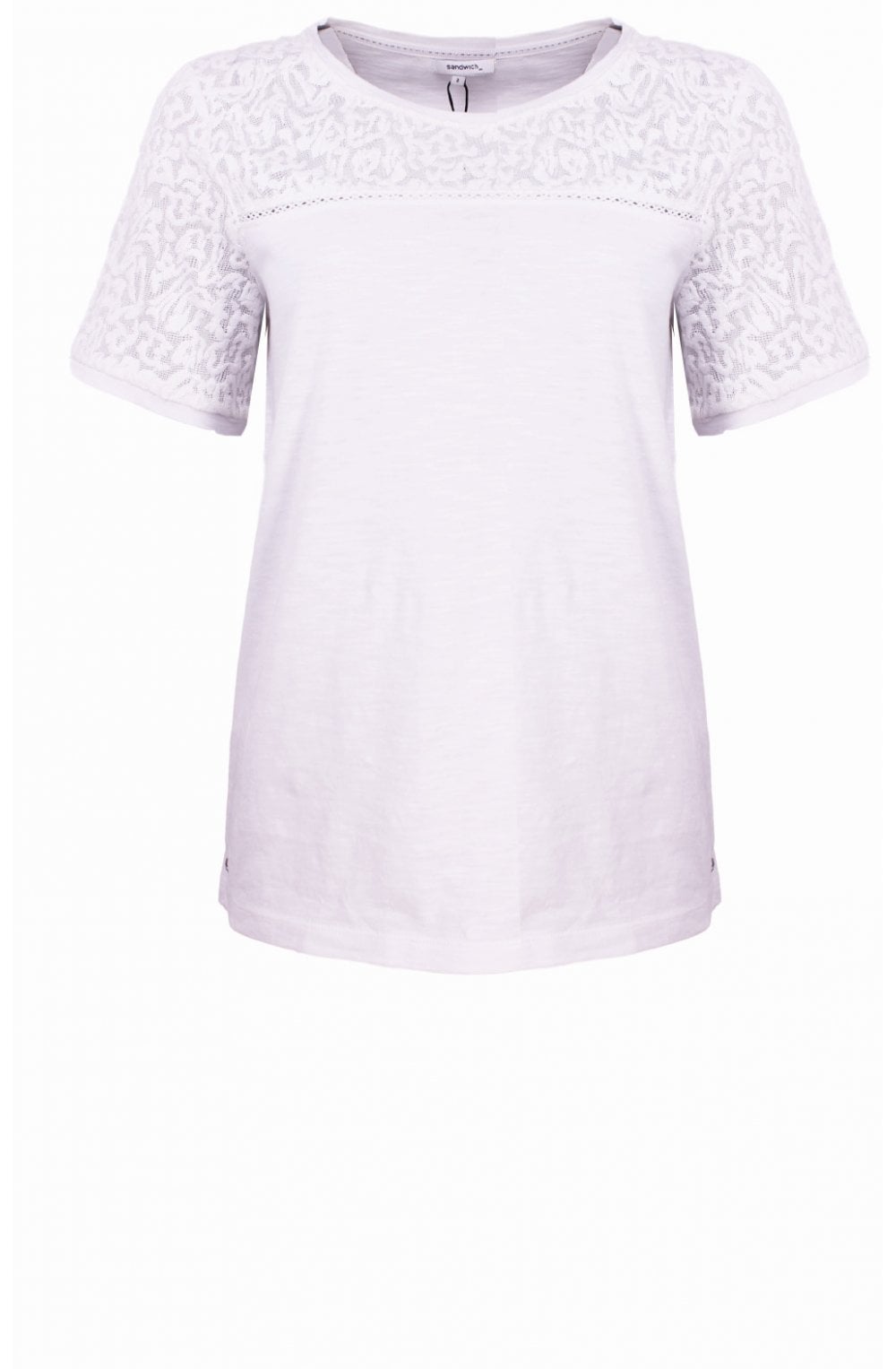 Off White Lace Detailed Top