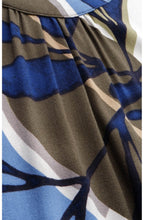 Olive Bold Print Shift Dress