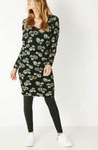 Olive Crushed Patterned Dress
