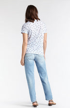 Pale Blue Floral Print T Shirt