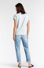Pale Blue Patterned T Shirt