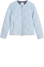 Pale Blue Quilted Jacket