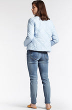 Pale Blue Quilted Jacket