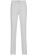 Pale grey straight leg jean