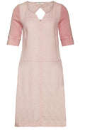 Pale Pink Linen Dress