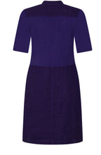 Parachute Purple Linen Dress With Buttons