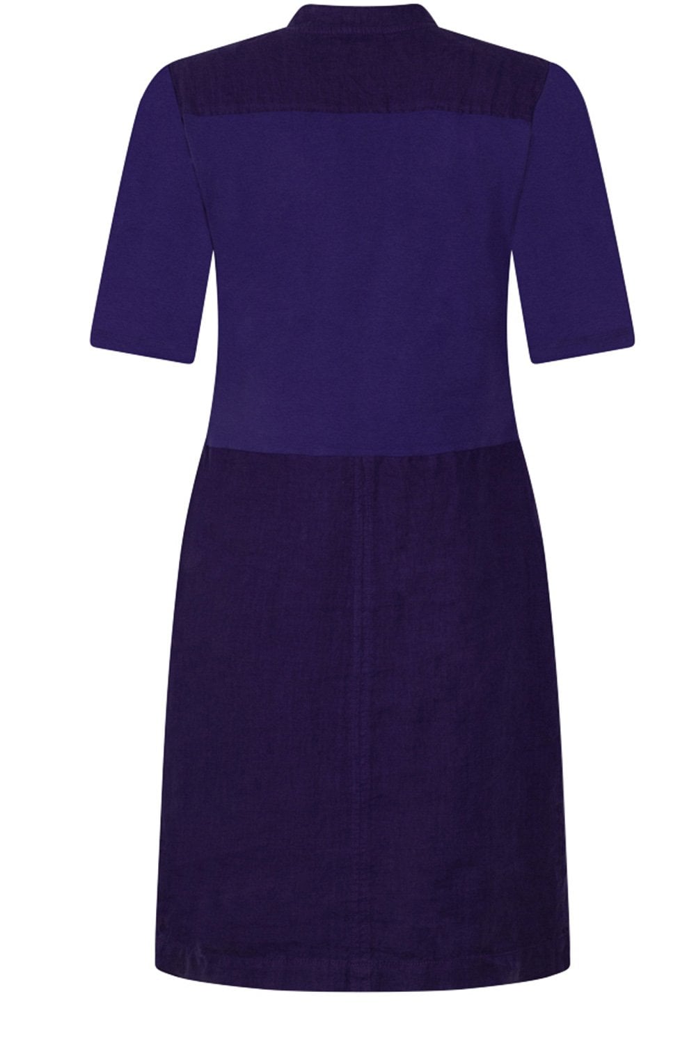 Parachute Purple Linen Dress With Buttons