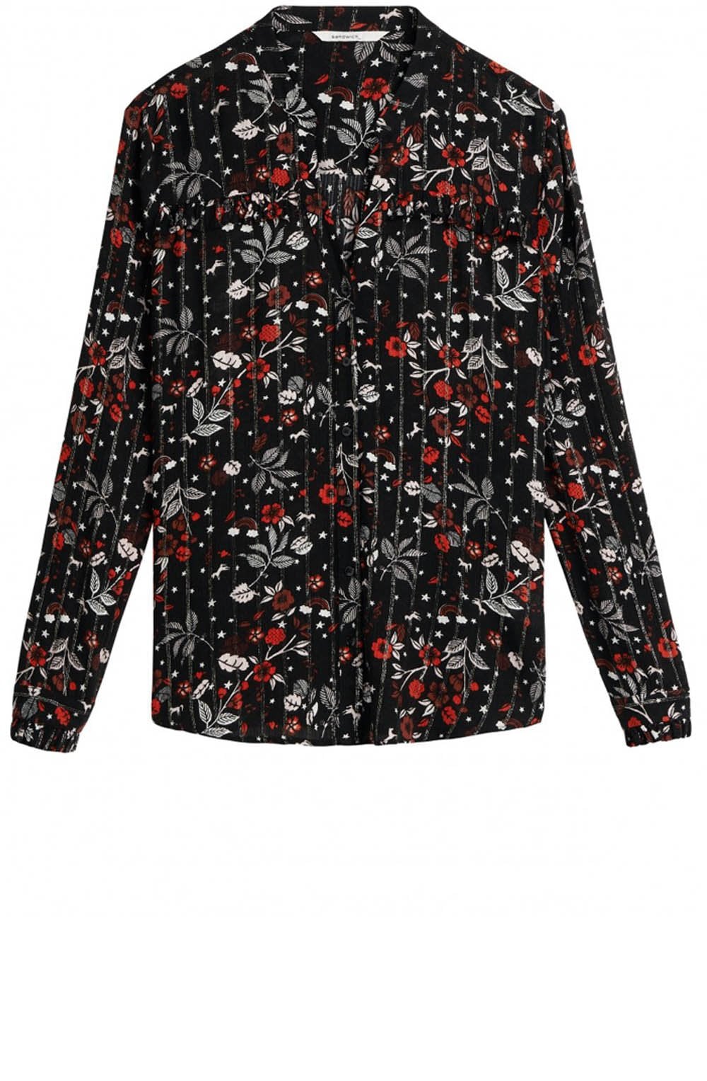 Patterned chiffon Blouse