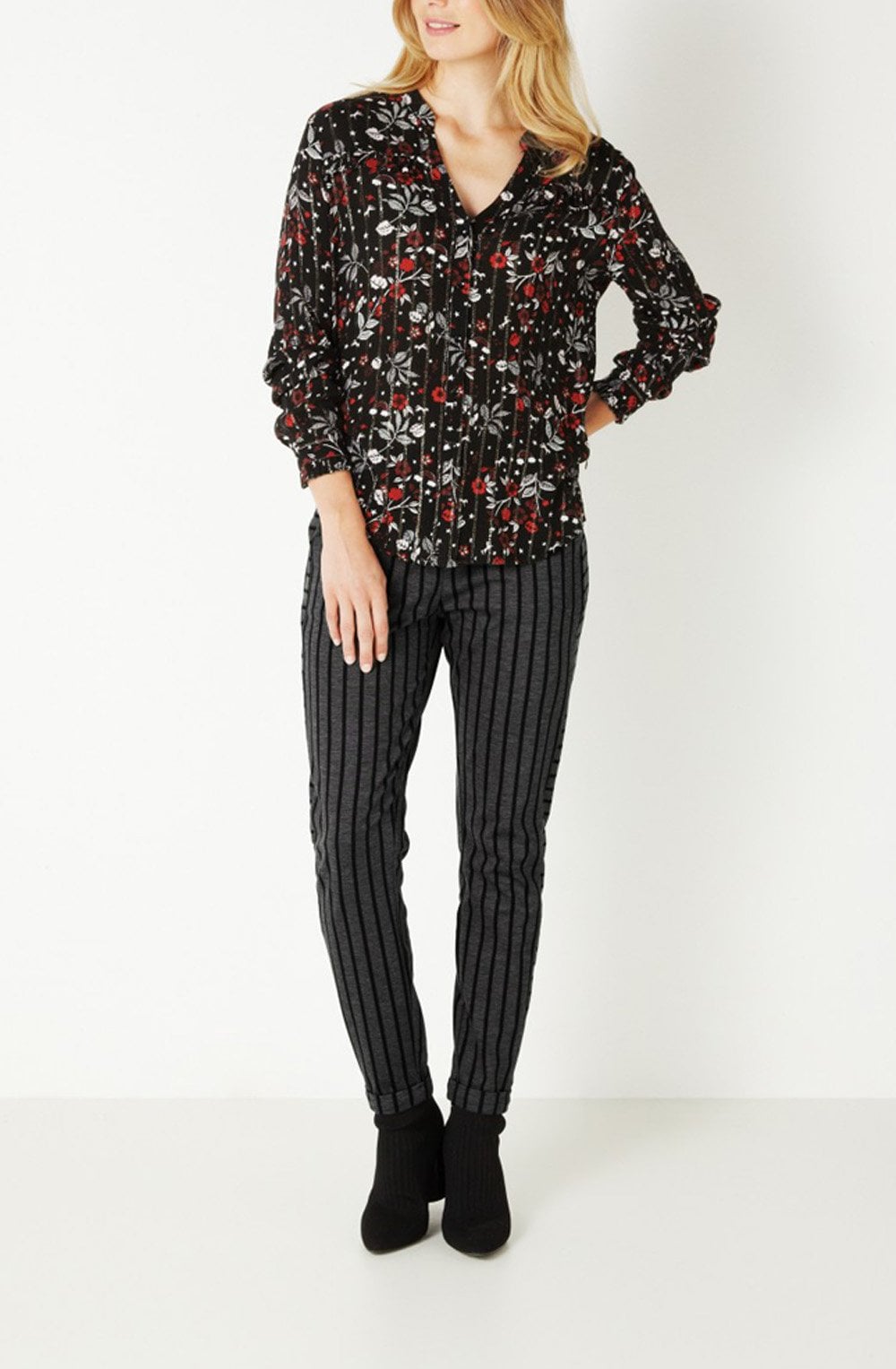 Patterned chiffon Blouse