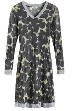 Patterned Crushed Effect Dress