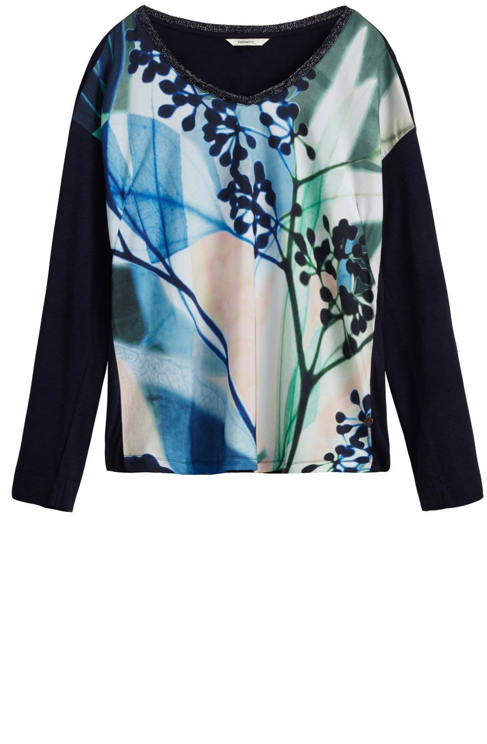 Patterned Front Top