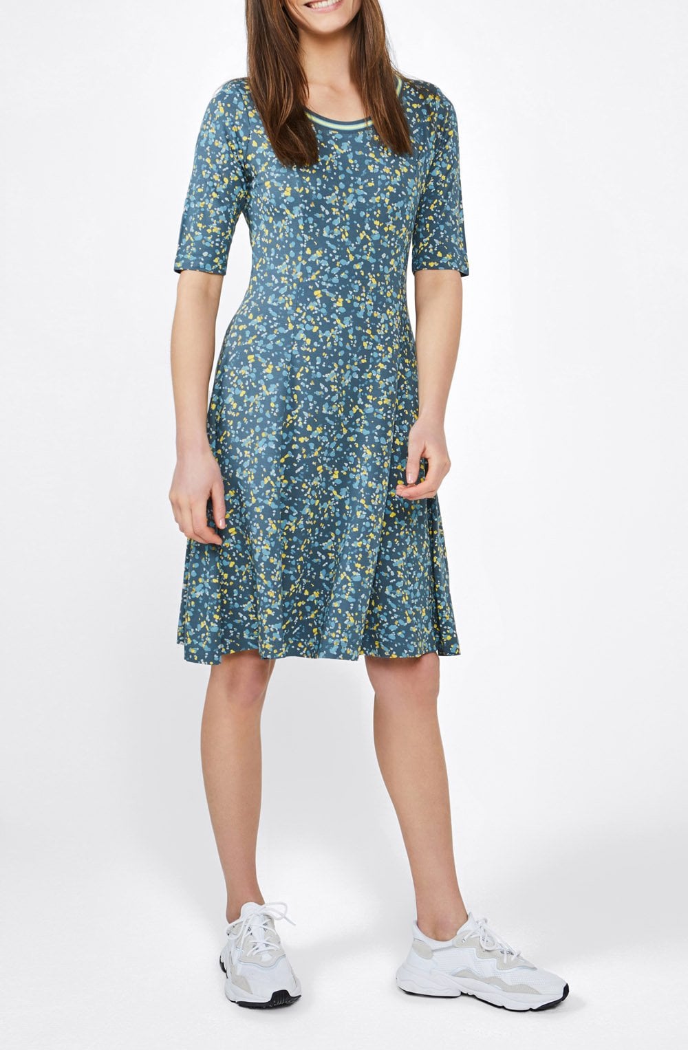 Patterned Jersey Dress