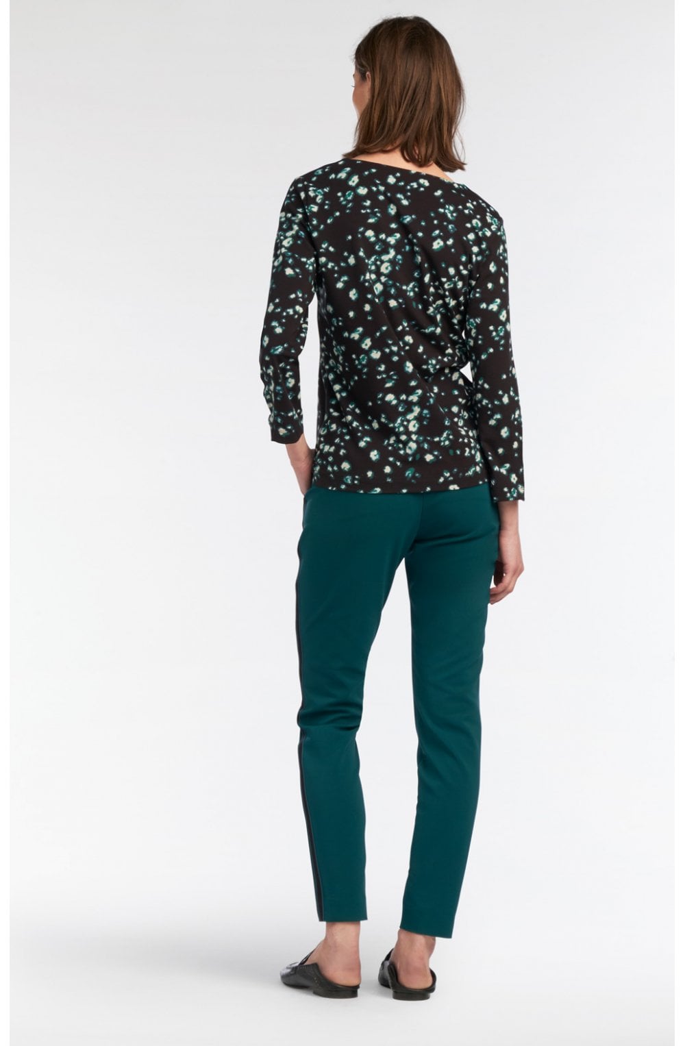 Patterned Jersey Top