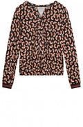 Patterned Jersey Top