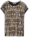 Patterned Jersey Top