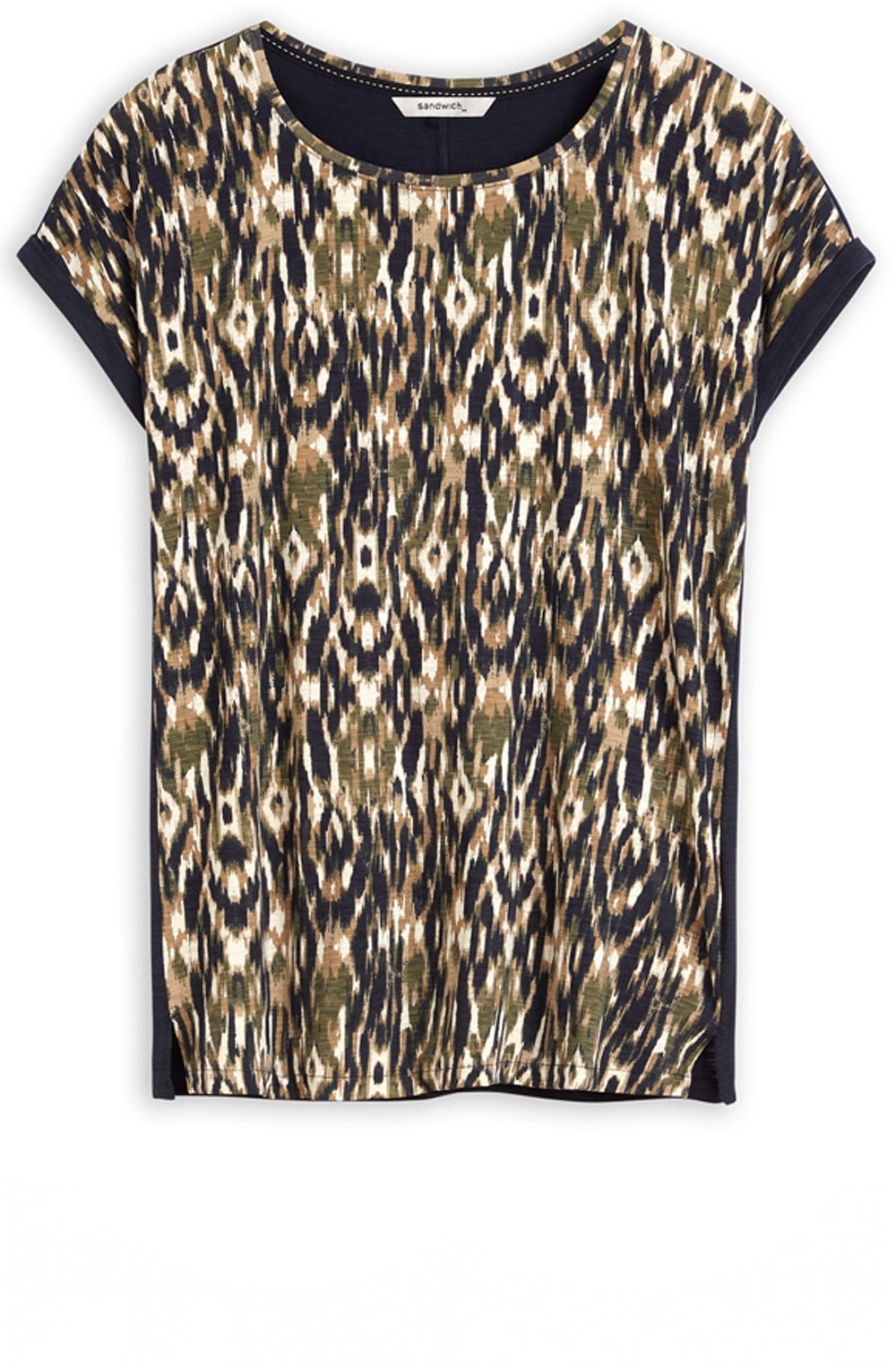 Patterned Jersey Top