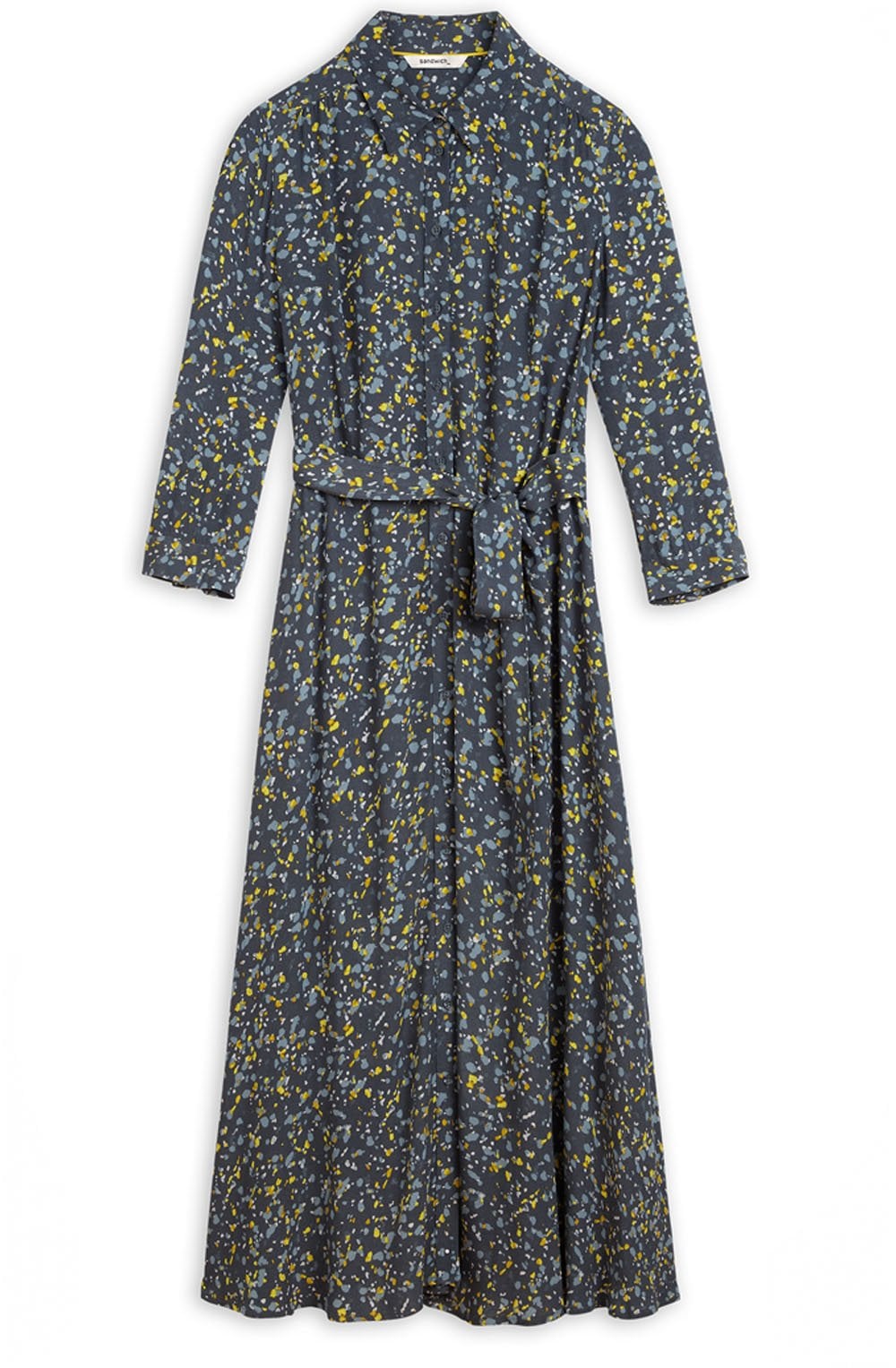 Patterned Shirt Dress