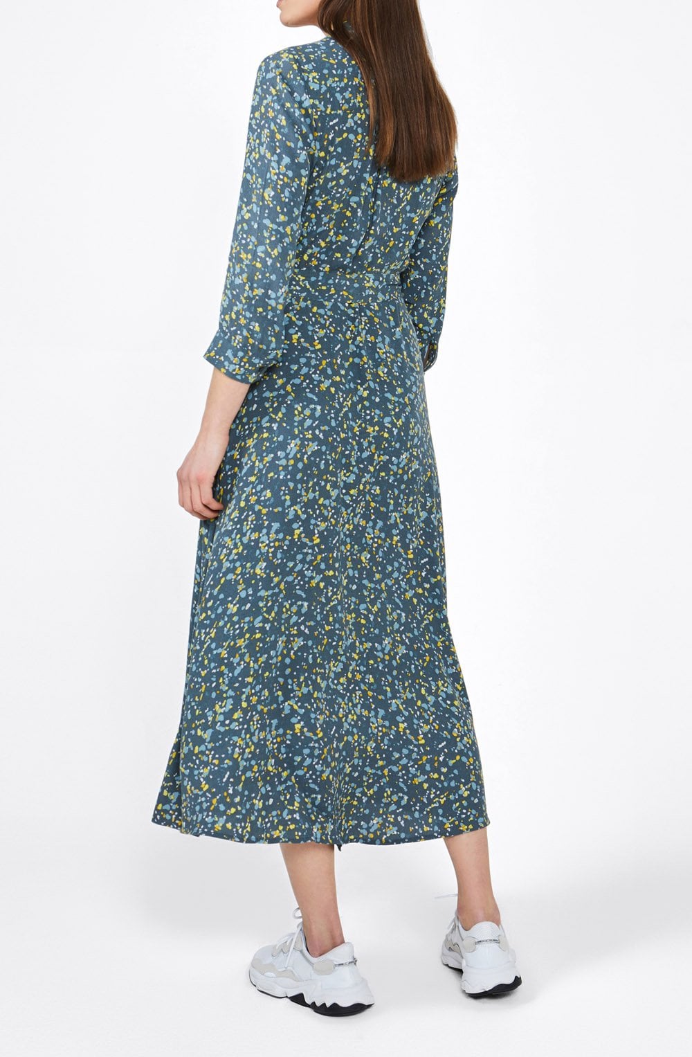 Patterned Shirt Dress