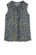 Patterned Sleeveless Blouse