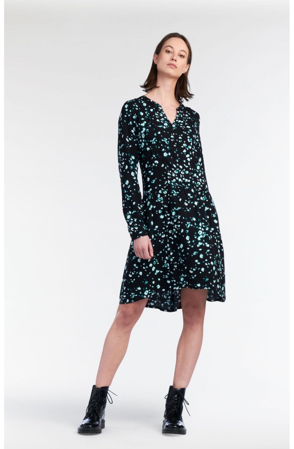 Patterned Swing Dress