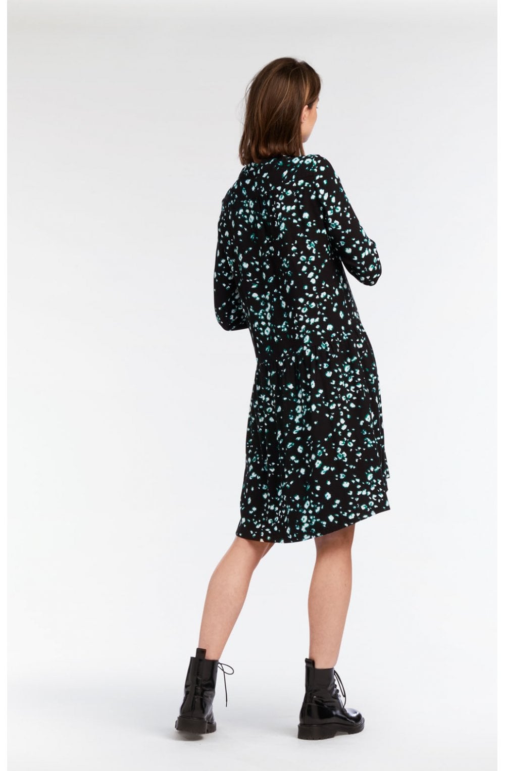 Patterned Swing Dress