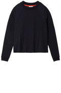 Pin Striped Layered Effect Top