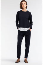Pin Striped Layered Effect Top