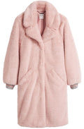 Pink Faux Fur Coat