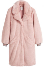 Pink Faux Fur Coat