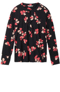 Pink Floral Print Blouse