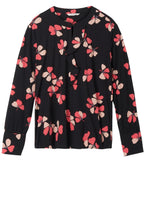 Pink Floral Print Blouse