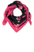 Pink Floral Print Scarf