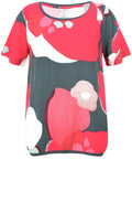 Pop Fuchsia Short Sleeved Blouse