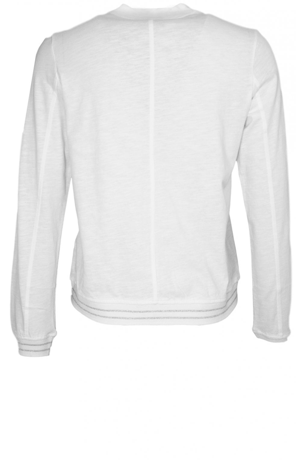 Pure White Jersey Jacket