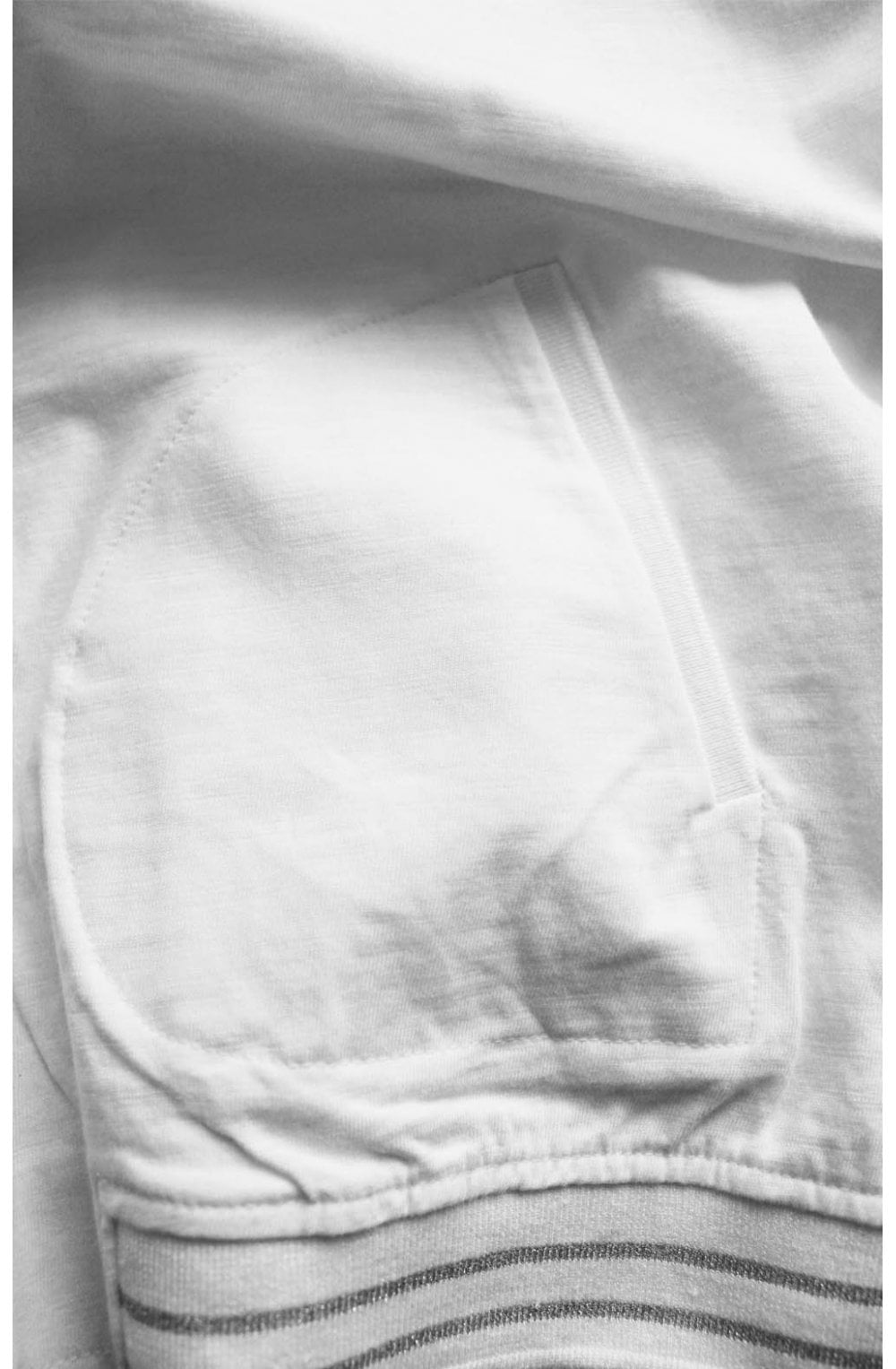 Pure White Jersey Jacket