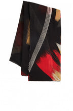 Red Bold Print Scarf