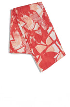 Red Bold Print Scarf