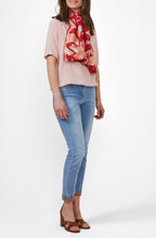 Red Bold Print Scarf