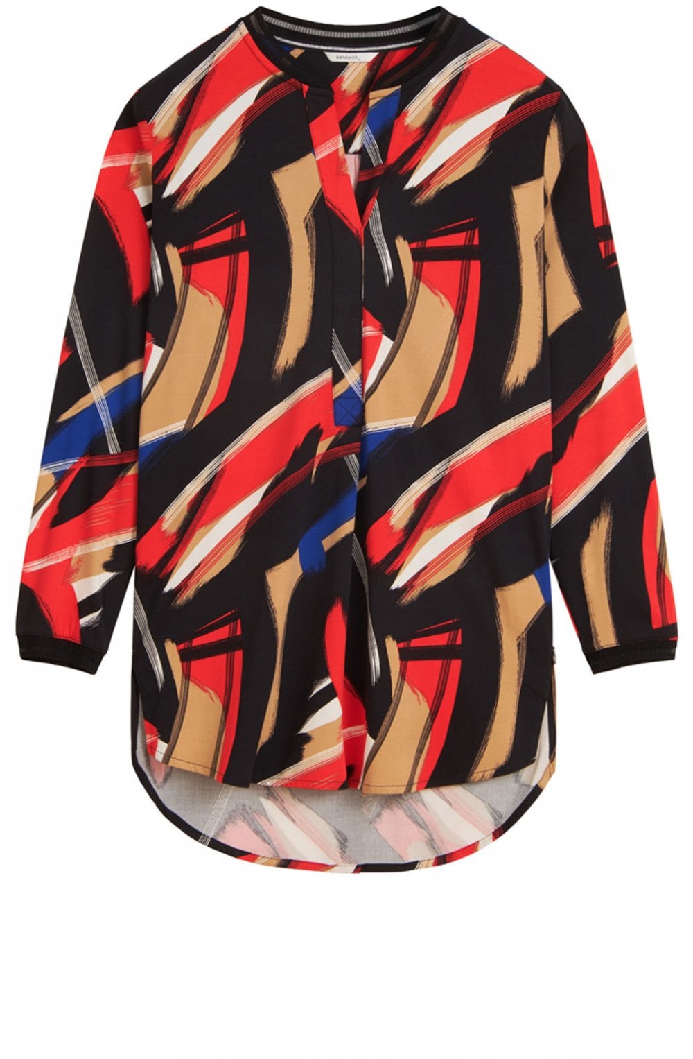 Red Bold Print Tunic