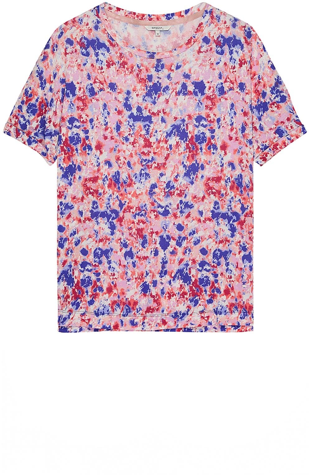 Red Bud Bold Print T Shirt