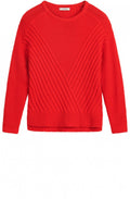 Red Chunky Knit Jumper