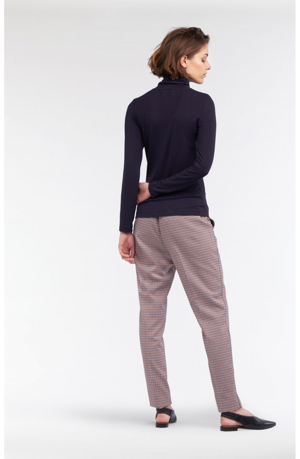 Red Clay Check Trousers