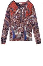 Red Clay Patterned Blouse