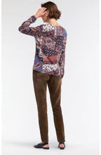 Red Clay Patterned Blouse