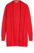 Red Fine Knit Cardigan
