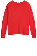 Red Fine Knit Jumper