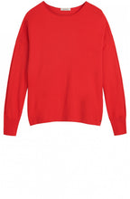 Red Fine Knit Jumper