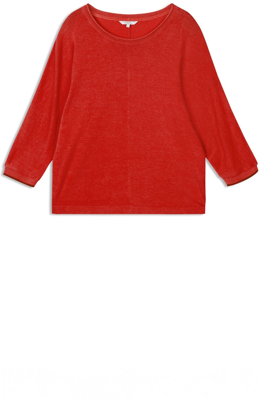 Red Fine Knit Jumper