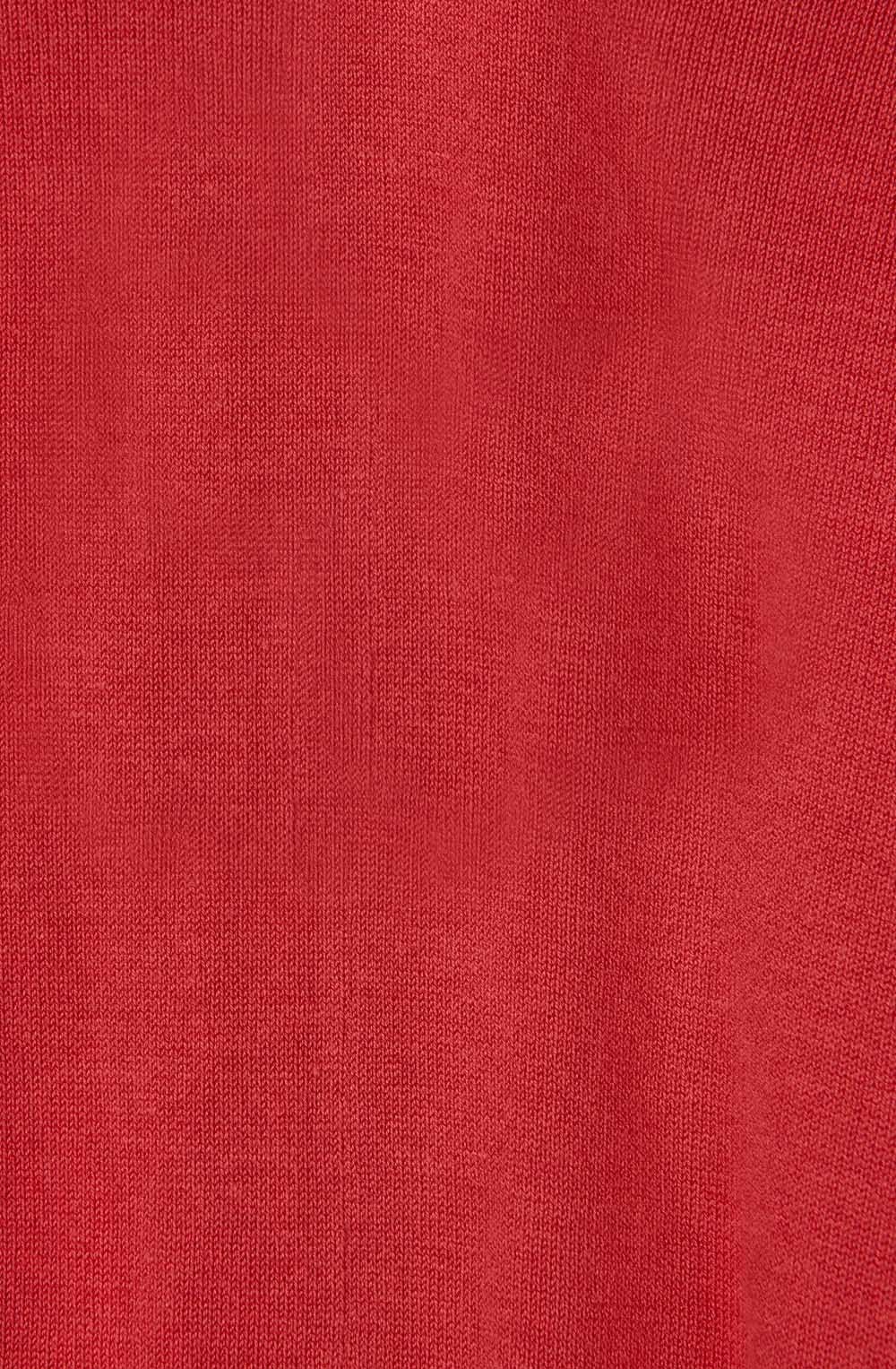 Red Fine Knit Jumper