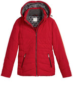 Red Quilted Coat